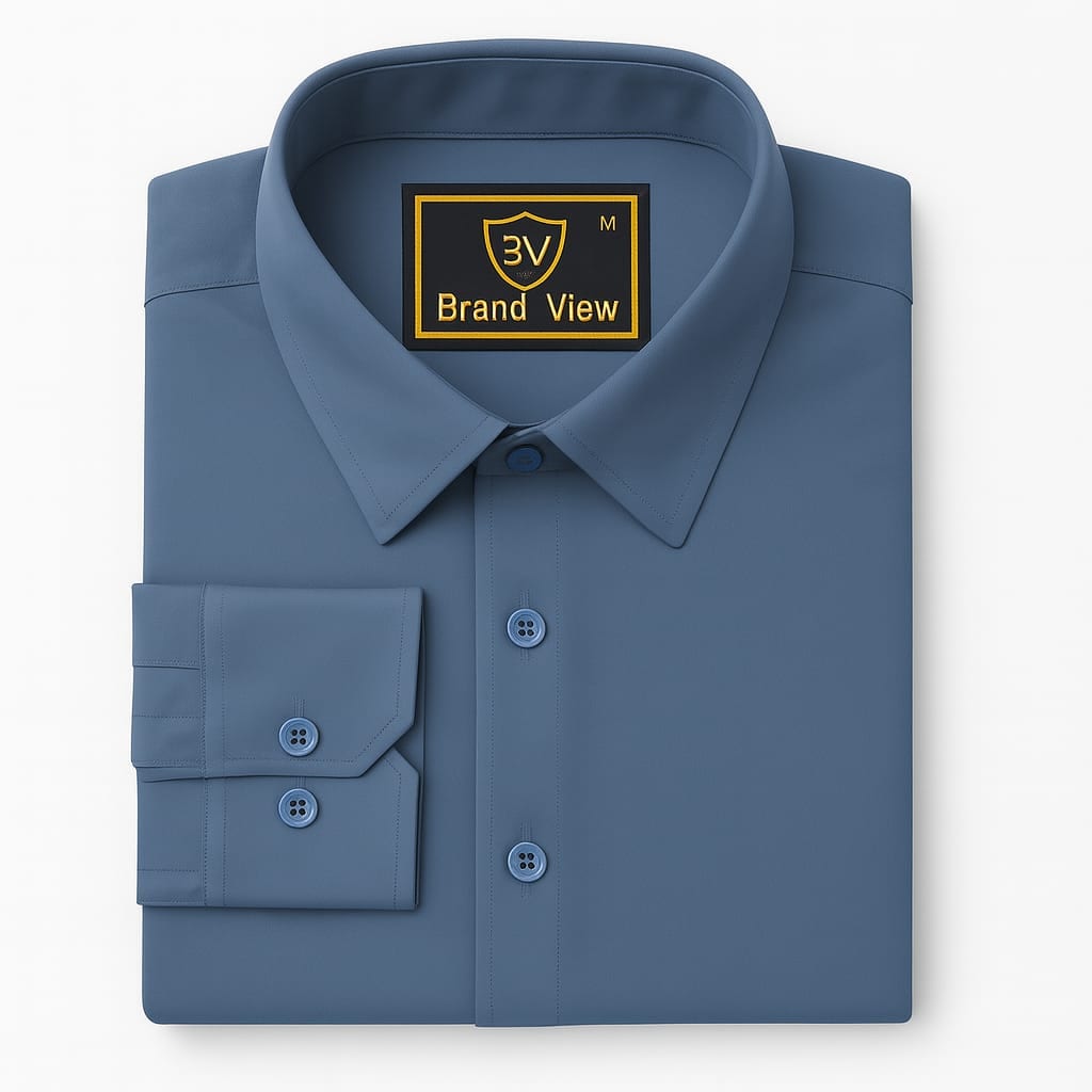 China Spandex Formal Shirt(Color-ASH)