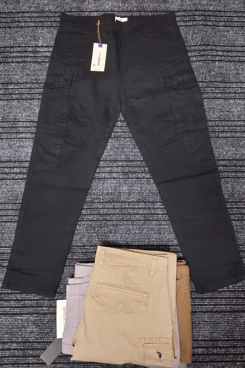 SIX POKET CARGO PANT(BLACK COLOUR) - Image 2