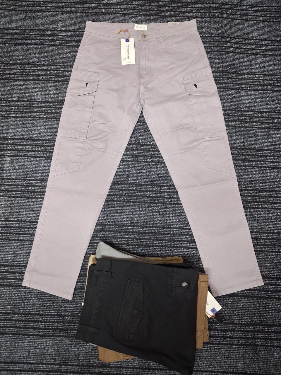 SIX POKET CARGO PANT(SILVER COLOUR) - Image 2
