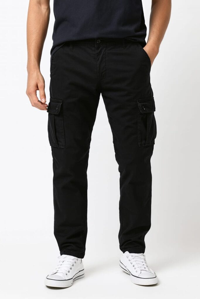 SIX POKET CARGO PANT(BLACK COLOUR)