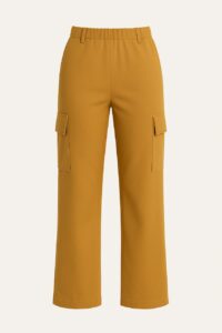 Women’s Premium Cargo Pant (khaki colour)(No Zipper)