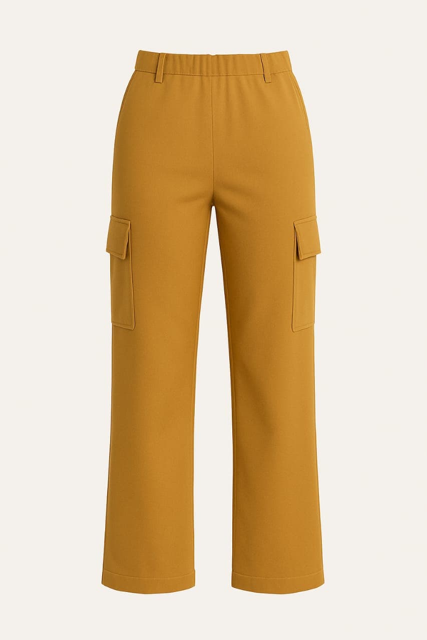 Women’s Premium Cargo Pant (khaki colour)(No Zipper)