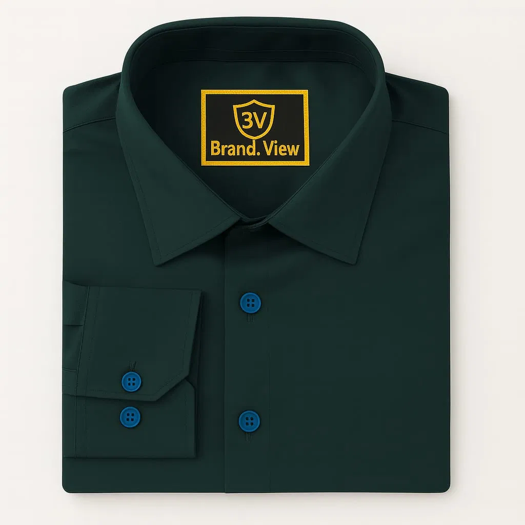 China Spandex Formal Shirt(Colour-C-GREEN)