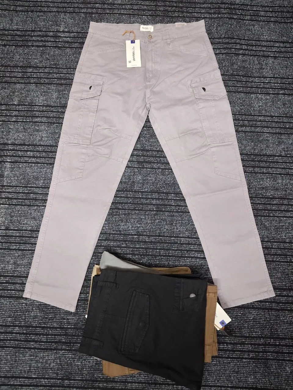 SIX POKET CARGO PANT(SILVER COLOUR) - Image 2