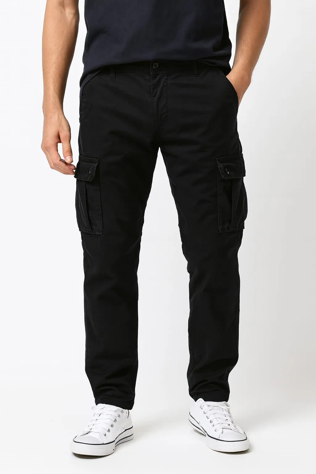SIX POKET CARGO PANT(BLACK COLOUR)