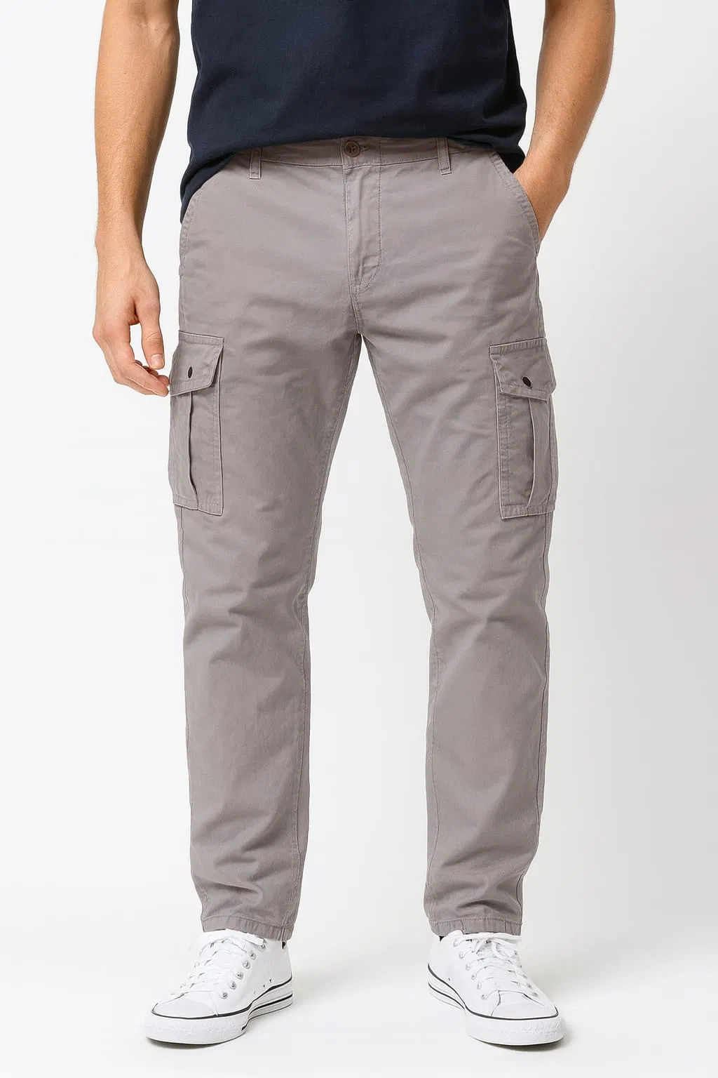 SIX POKET CARGO PANT(SILVER COLOUR)