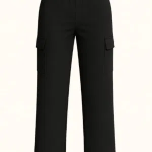 Women’s Premium Cargo Pant (BLACK COLOUR) (No Zipper)
